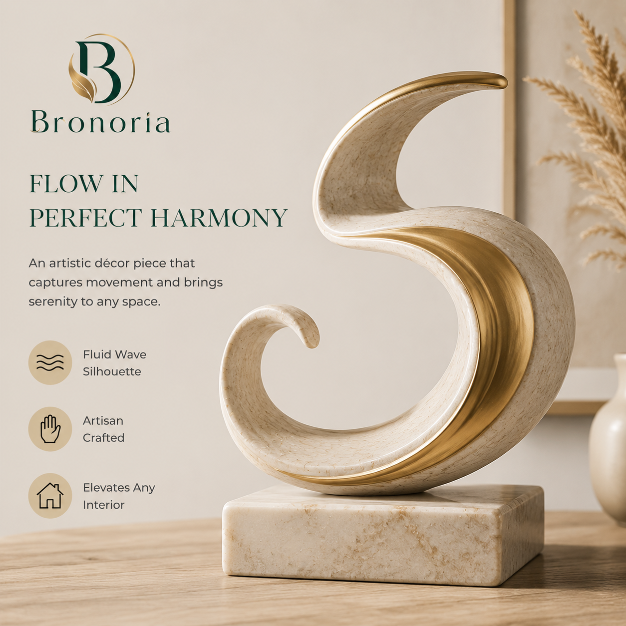 Bronoria™ — Solstice Drift Sculptural Decor
