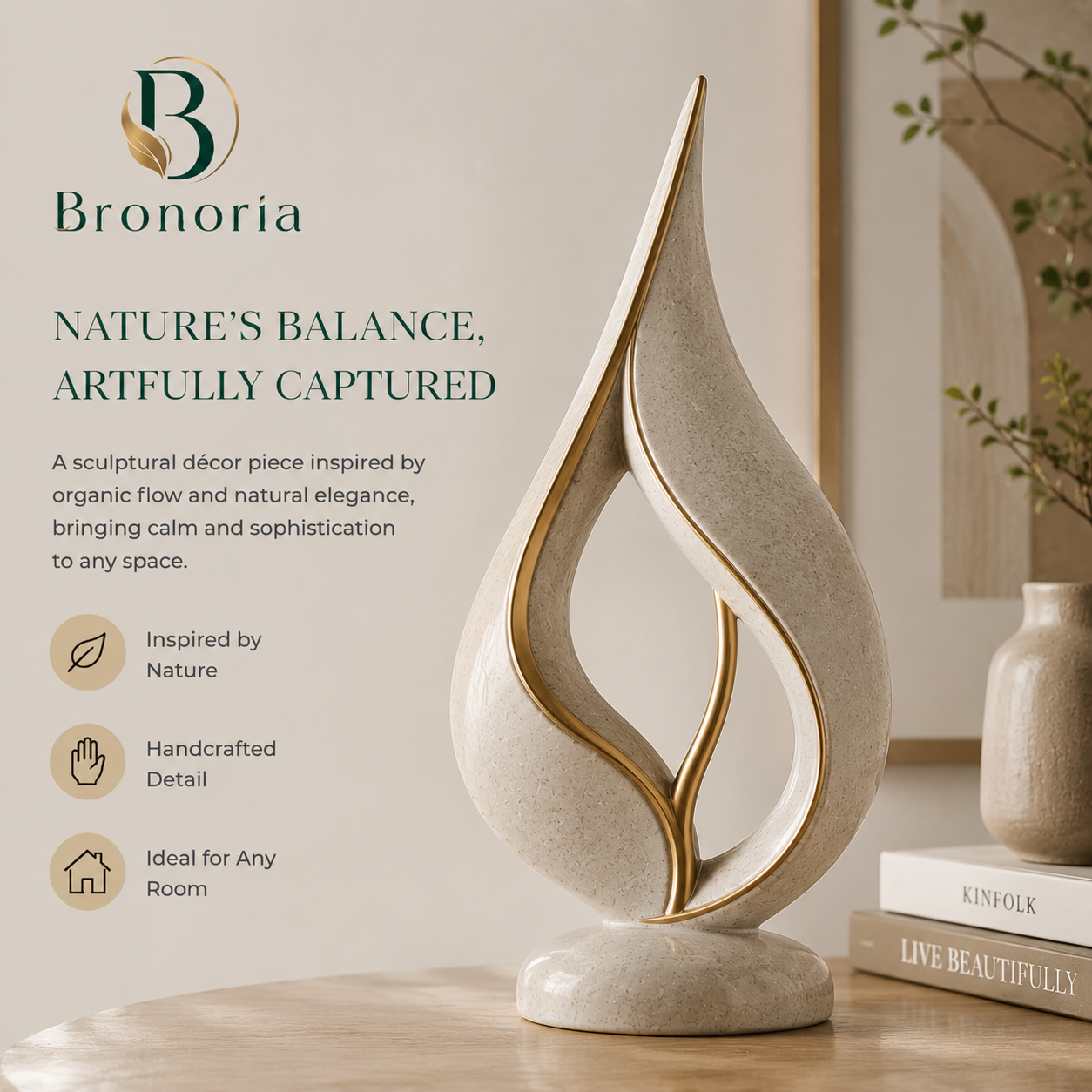 Bronoria™ — Virelle Ember Sculptural Object