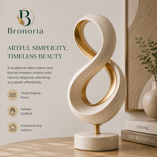 Bronoria™ — Eclipse Knot Sculptural Vase Object