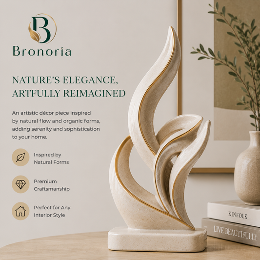 Bronoria™ — Aurora Flame Arc Sculptural Object